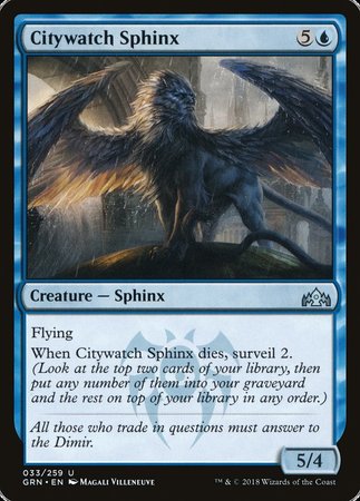 Citywatch Sphinx [Guilds of Ravnica] | Mindsight Gaming