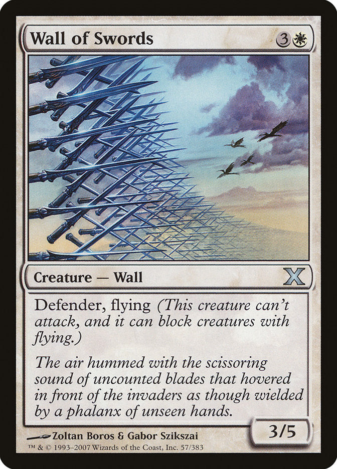 Wall of Swords [Tenth Edition] | Mindsight Gaming