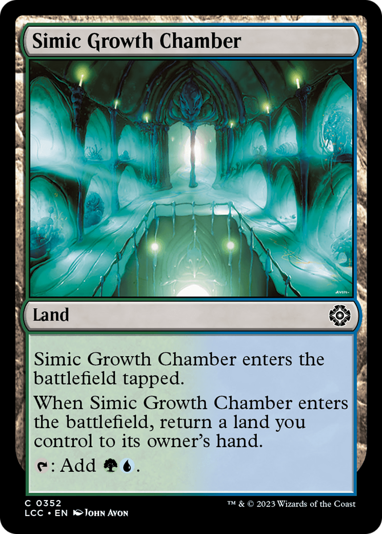 Simic Growth Chamber [The Lost Caverns of Ixalan Commander] | Mindsight Gaming