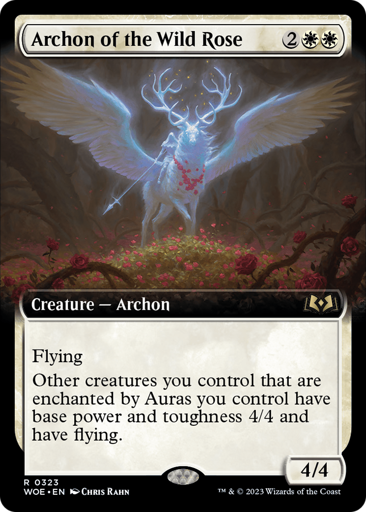 Archon of the Wild Rose (Extended Art) [Wilds of Eldraine] | Mindsight Gaming