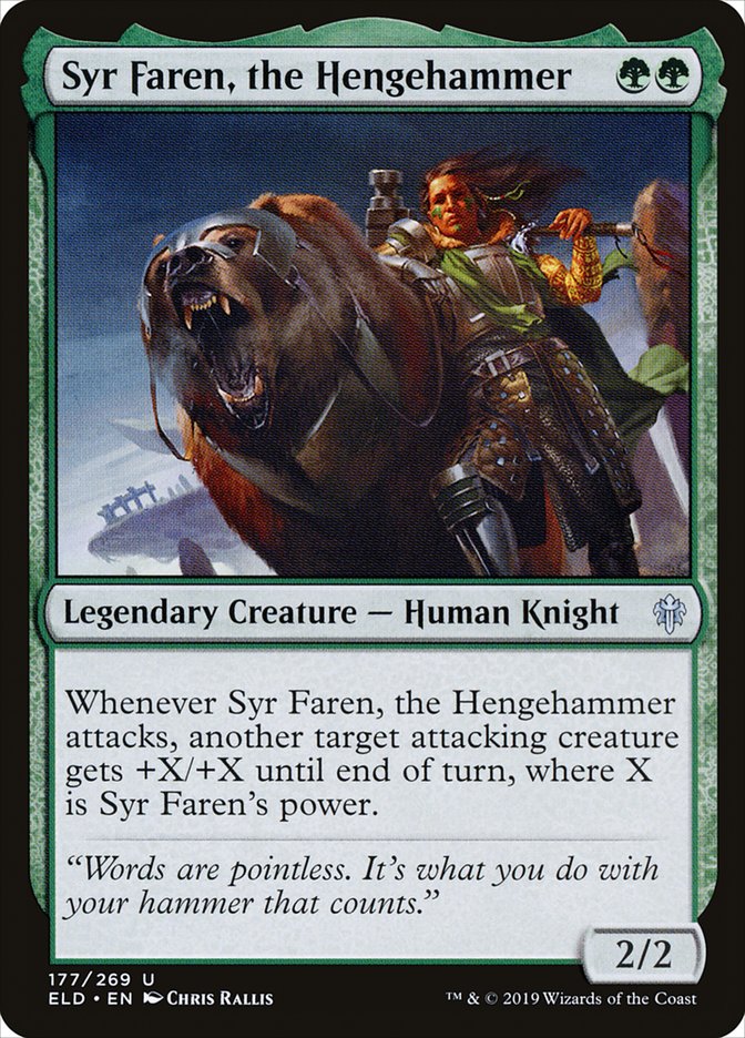 Syr Faren, the Hengehammer [Throne of Eldraine] | Mindsight Gaming