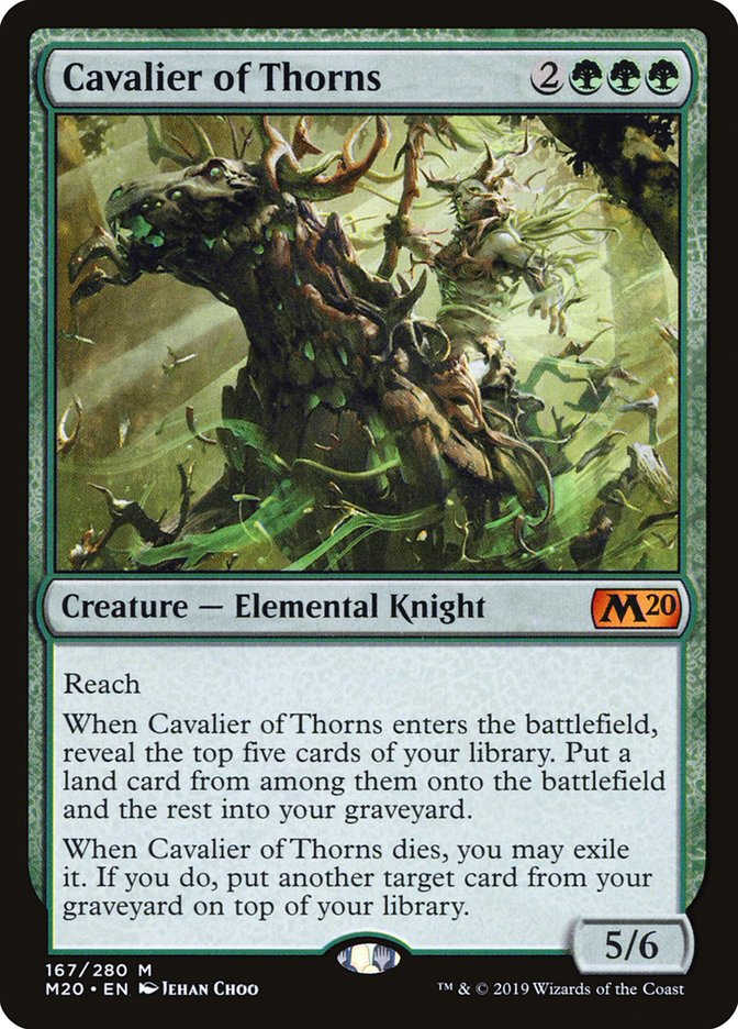 Cavalier of Thorns [Core Set 2020] | Mindsight Gaming