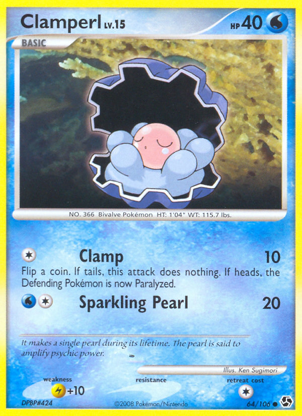 Clamperl (64/106) [Diamond & Pearl: Great Encounters] | Mindsight Gaming