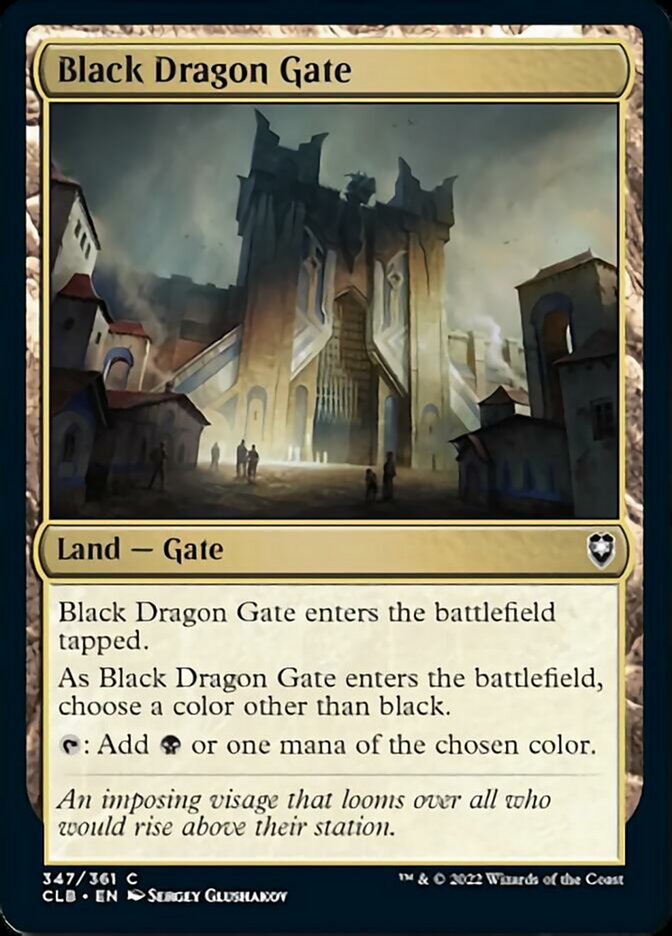 Black Dragon Gate [Commander Legends: Battle for Baldur's Gate] | Mindsight Gaming