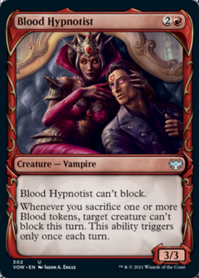 Blood Hypnotist (Showcase Fang Frame) [Innistrad: Crimson Vow] | Mindsight Gaming