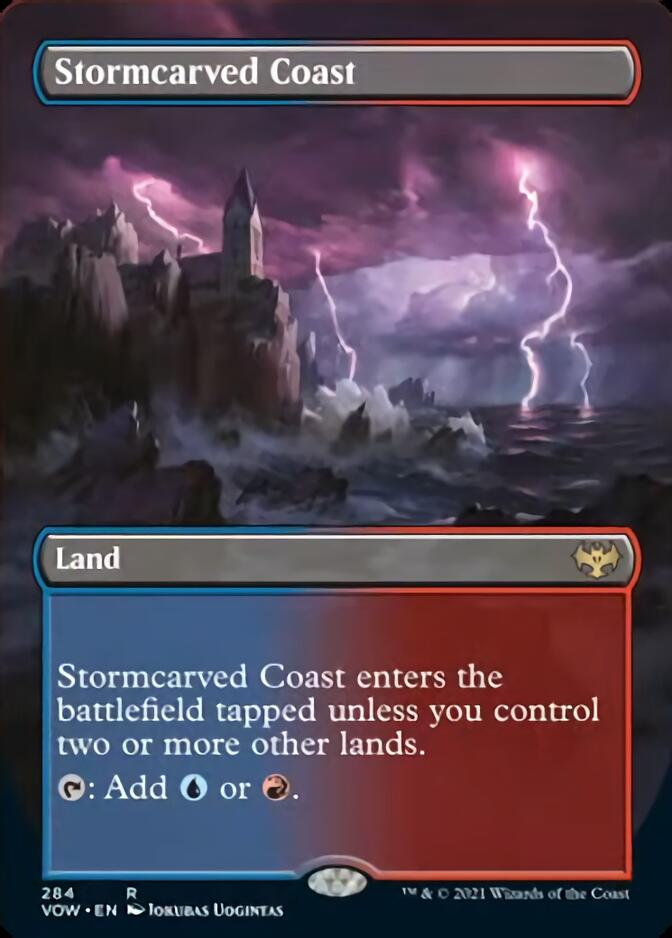 Stormcarved Coast (Borderless) [Innistrad: Crimson Vow] | Mindsight Gaming