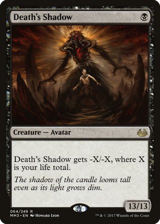Death's Shadow [Modern Masters 2017] | Mindsight Gaming