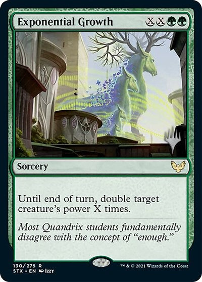 Exponential Growth (Promo Pack) [Strixhaven: School of Mages Promos] | Mindsight Gaming