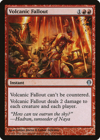 Volcanic Fallout [Archenemy] | Mindsight Gaming