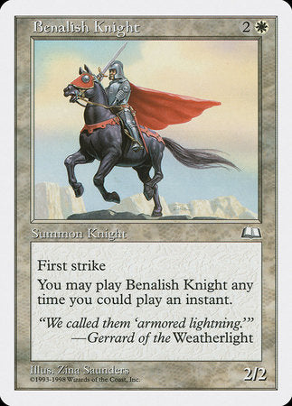 Benalish Knight [Anthologies] | Mindsight Gaming