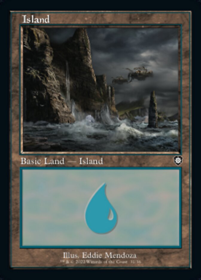 Island (031) (Retro) [The Brothers' War Commander] | Mindsight Gaming