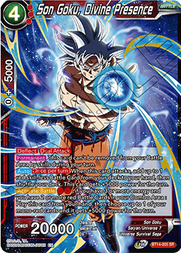 Son Goku, Divine Presence (BT14-005) [Cross Spirits] | Mindsight Gaming