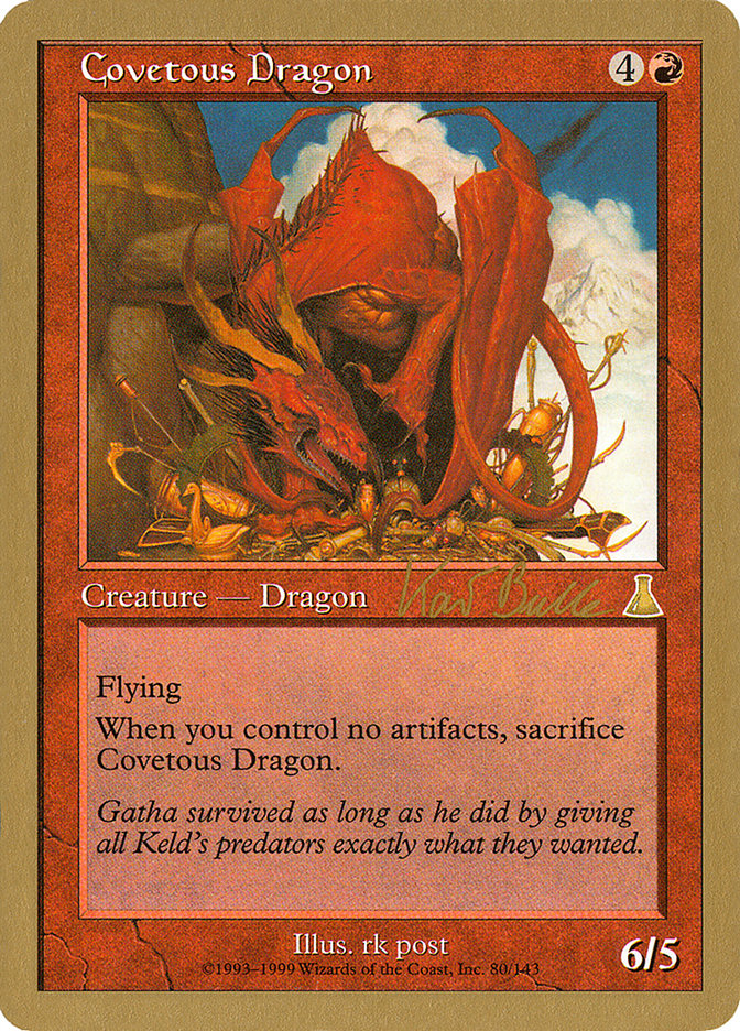 Covetous Dragon (Kai Budde) [World Championship Decks 1999] | Mindsight Gaming