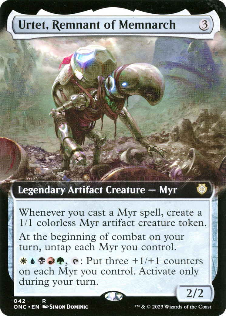 Urtet, Remnant of Memnarch (Extended Art) [Phyrexia: All Will Be One Commander] | Mindsight Gaming
