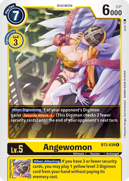 Angewomon [BT3-039] [Release Special Booster Ver.1.5] | Mindsight Gaming