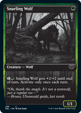 Snarling Wolf (486) [Innistrad: Double Feature] | Mindsight Gaming
