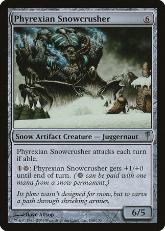 Phyrexian Snowcrusher [Coldsnap] | Mindsight Gaming