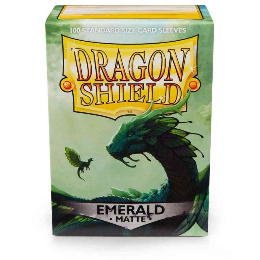 Dragon Shield Sleeves - Emerald | Mindsight Gaming