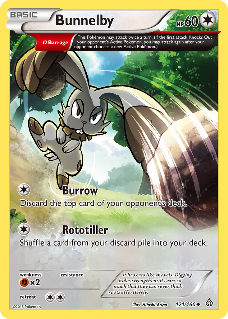 Bunnelby (121/160) [XY: Primal Clash] | Mindsight Gaming