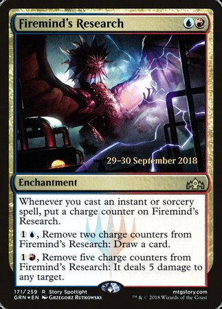 Firemind's Research [Guilds of Ravnica Promos] | Mindsight Gaming