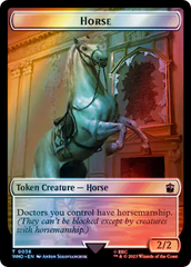 Horse // Food (0057) Double-Sided Token (Surge Foil) [Doctor Who Tokens] | Mindsight Gaming