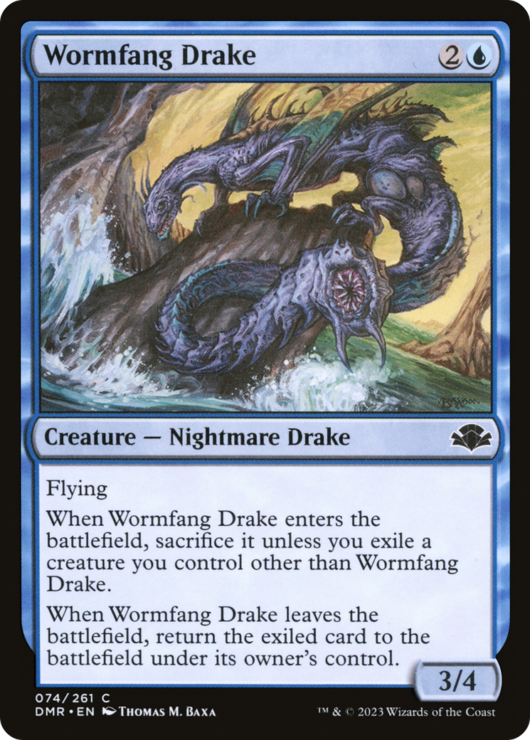 Wormfang Drake [Dominaria Remastered] | Mindsight Gaming
