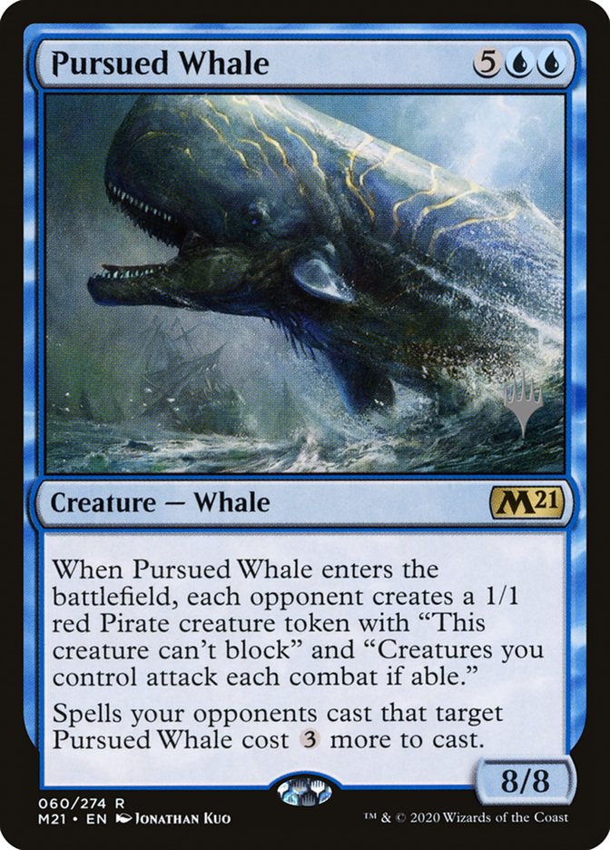 Pursued Whale (Promo Pack) [Core Set 2021 Promos] | Mindsight Gaming
