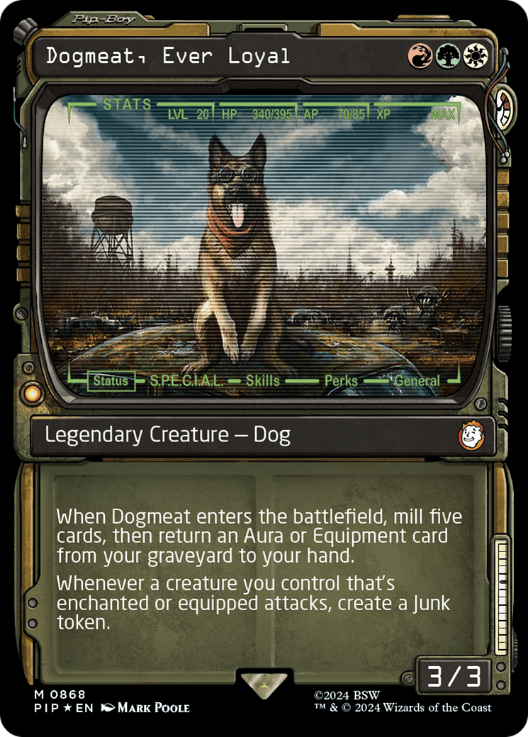 Dogmeat, Ever Loyal (Showcase) (Surge Foil) [Fallout] | Mindsight Gaming