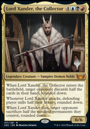 Lord Xander, the Collector (Promo Pack) [Streets of New Capenna Promos] | Mindsight Gaming