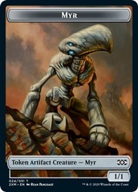 Myr (024) // Shapeshifter Double-sided Token [Double Masters Tokens] | Mindsight Gaming