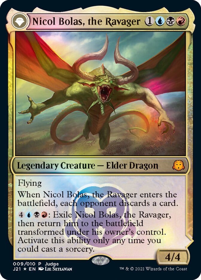 Nicol Bolas, the Ravager [Judge Gift Cards 2021] | Mindsight Gaming