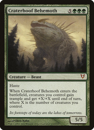Craterhoof Behemoth [Avacyn Restored] | Mindsight Gaming