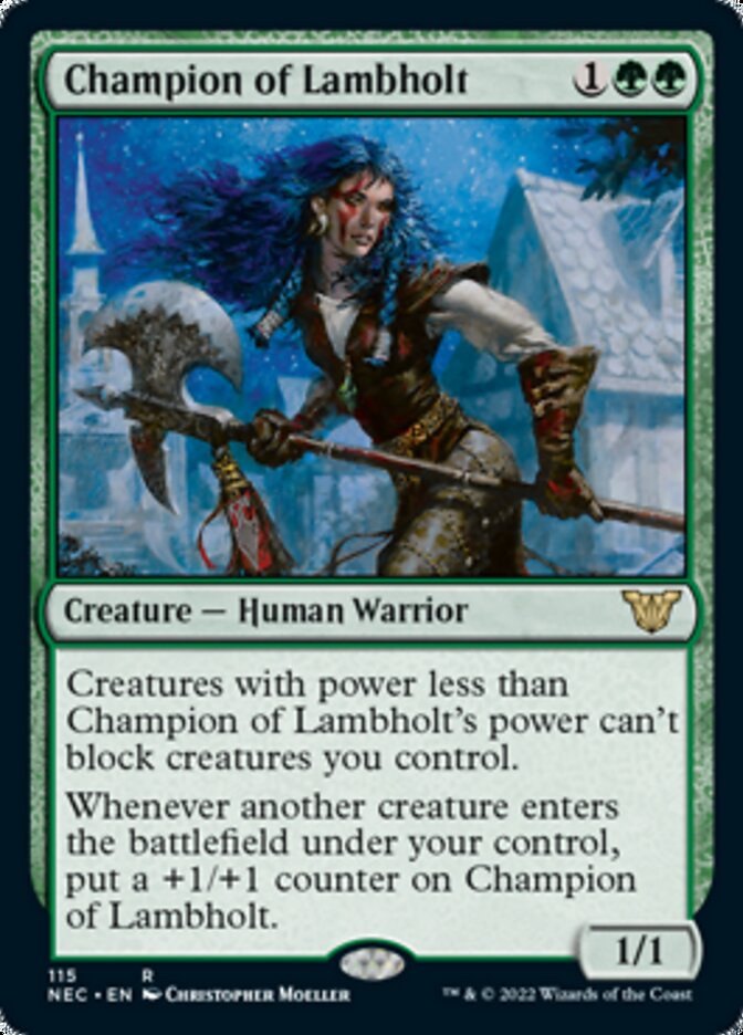 Champion of Lambholt [Kamigawa: Neon Dynasty Commander] | Mindsight Gaming