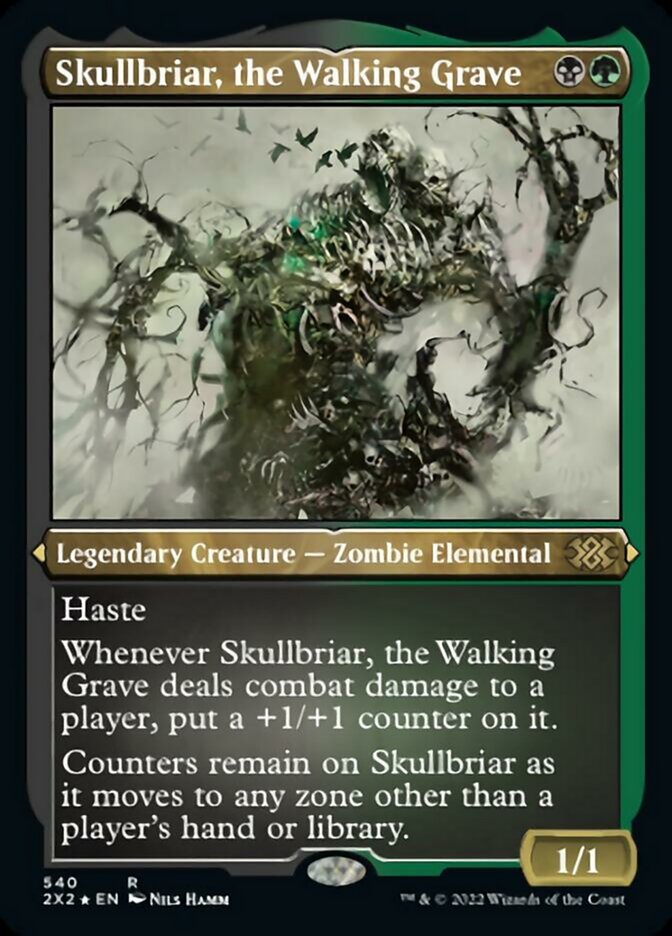 Skullbriar, the Walking Grave (Foil Etched) [Double Masters 2022] | Mindsight Gaming