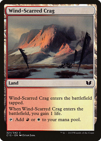 Wind-Scarred Crag [Commander 2015] | Mindsight Gaming
