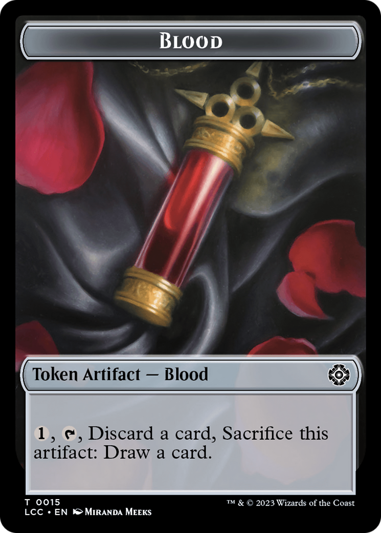 Blood // Vampire (0004) Double-Sided Token [The Lost Caverns of Ixalan Commander Tokens] | Mindsight Gaming