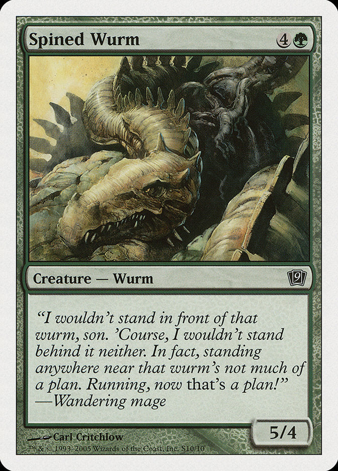 Spined Wurm [Ninth Edition] | Mindsight Gaming