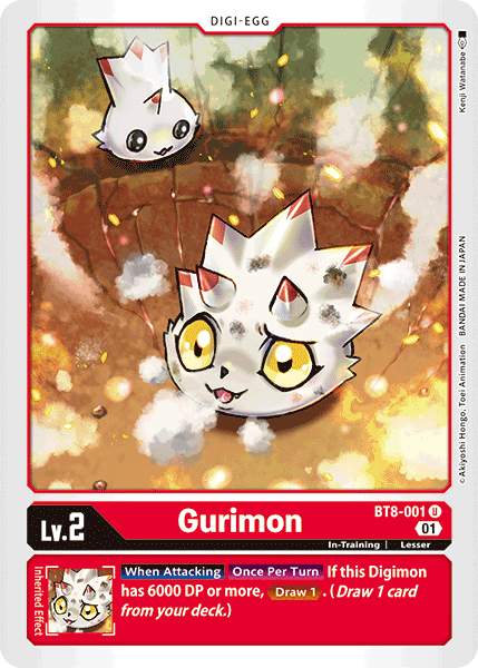 Gurimon [BT8-001] [New Awakening] | Mindsight Gaming