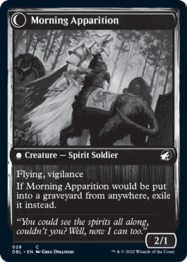 Mourning Patrol // Morning Apparition [Innistrad: Double Feature] | Mindsight Gaming