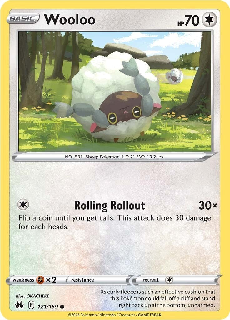 Wooloo (121/159) [Sword & Shield: Crown Zenith] | Mindsight Gaming