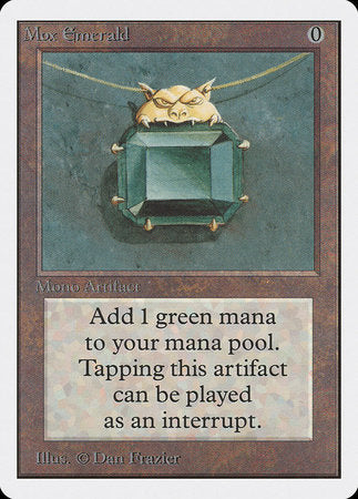 Mox Emerald [Unlimited Edition] | Mindsight Gaming
