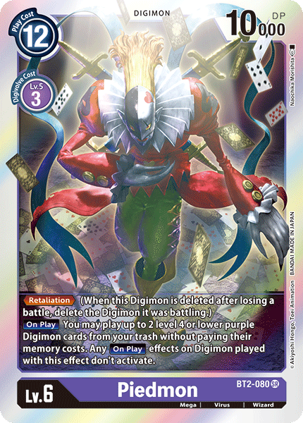 Piedmon [BT2-080] [Release Special Booster Ver.1.0] | Mindsight Gaming