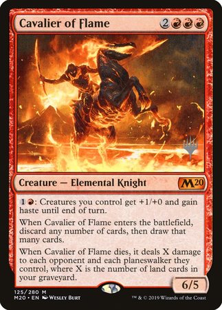 Cavalier of Flame [Core Set 2020 Promos] | Mindsight Gaming