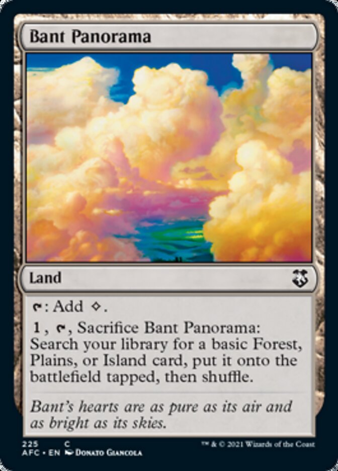 Bant Panorama [Dungeons & Dragons: Adventures in the Forgotten Realms Commander] | Mindsight Gaming