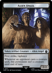 Alien Angel // Cyberman Double-Sided Token [Doctor Who Tokens] | Mindsight Gaming