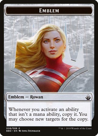 Emblem - Rowan [Battlebond Tokens] | Mindsight Gaming