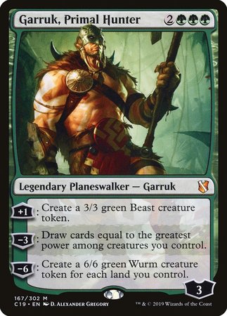 Garruk, Primal Hunter [Commander 2019] | Mindsight Gaming