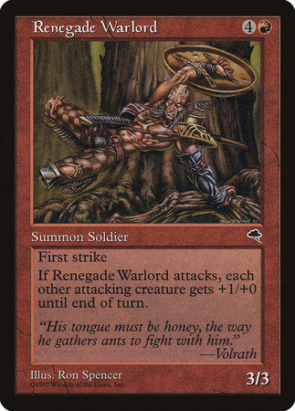 Renegade Warlord [Tempest] | Mindsight Gaming