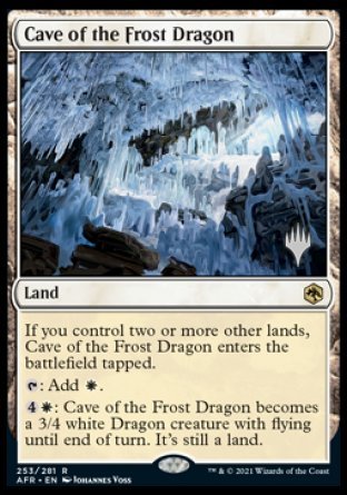 Cave of the Frost Dragon (Promo Pack) [Dungeons & Dragons: Adventures in the Forgotten Realms Promos] | Mindsight Gaming