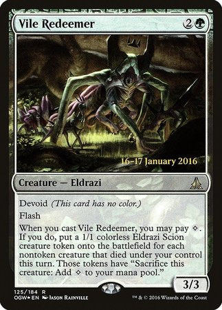 Vile Redeemer [Oath of the Gatewatch Promos] | Mindsight Gaming